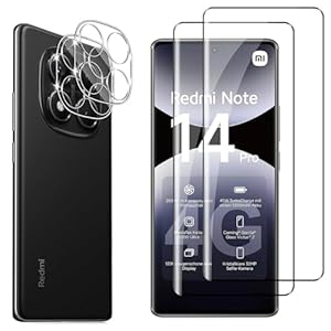 Hengnewro Redmi Note 14 Pro Panzerglas 2 Stücke