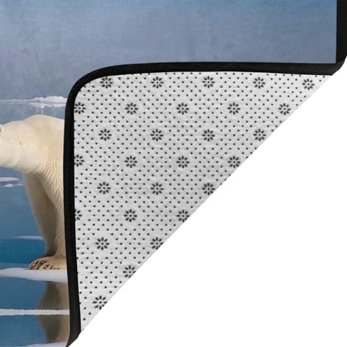 Tapis lavable et antidérapant pour protéger les sols de salon - 5