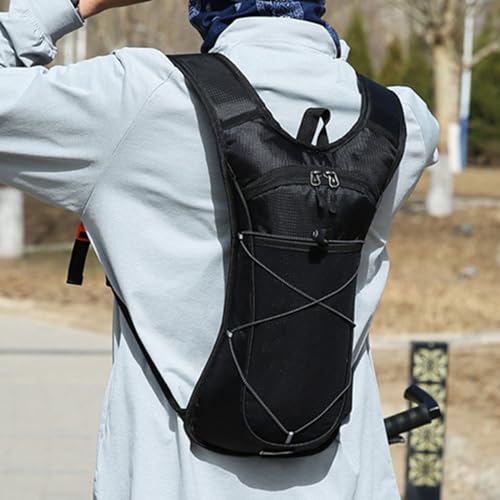 Sac dos hydratation leger nylon avec bandes reflechissantes - 3