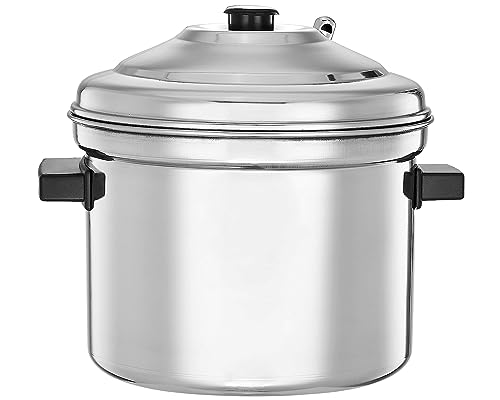 Image of BLeaf Stainless Steel-Idli cooker (Induction & Standard) with Regular Idli Stand /Idli Plates (6 Plates, 24 Idlis) and 5 plates Thatte idli stand (Combo)
