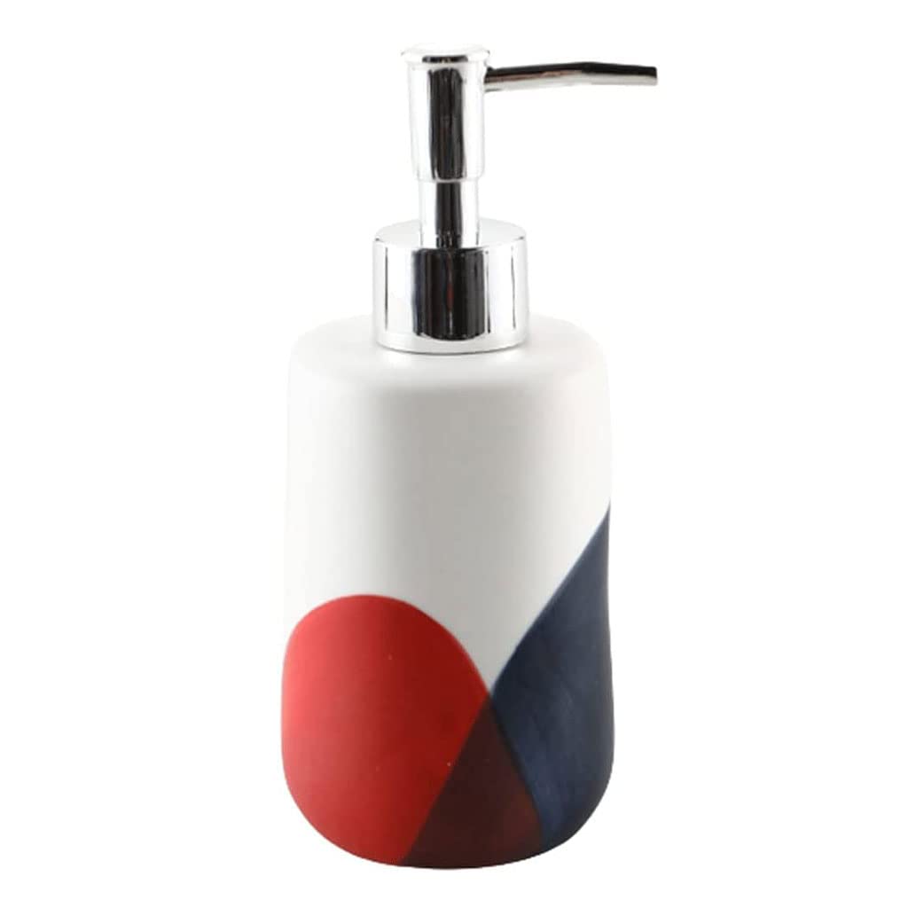 NZPOST Distributore di Sapone Ricaricabile Distributore di Sapone con Pompa Bottiglia di Sapone Liquido per Le Mani Ricaricabile Distributori di lozione in Ceramica