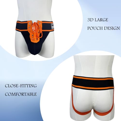 JOCKMAIL 2PCS/Pack Mens Briefs Jock Strap Athletic Supporter Wide Belt Comfortable Men Thongs Briefs for Gym Sport3