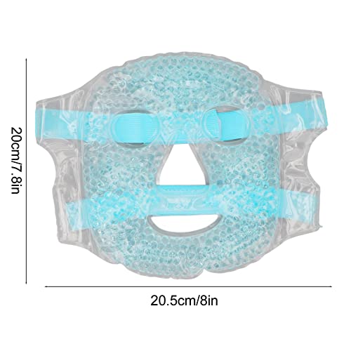 Cuidados Faciais Refrescantes Com Esferas de Gel, Design de Banda Elástica Quente, Pacote Facial par
