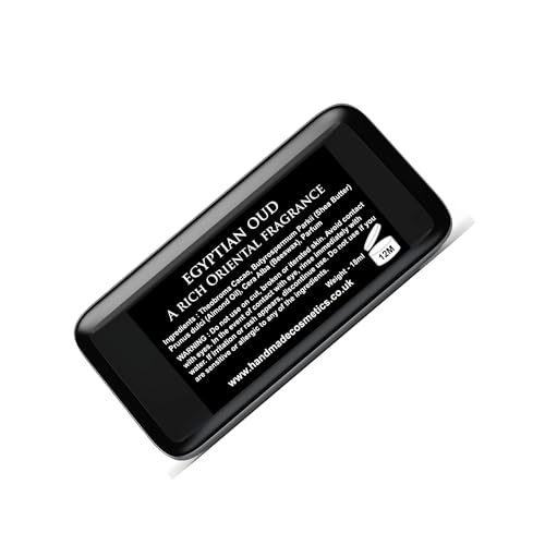 Solid Cologne Unisex After Shave Aftershave balm Smoky Oud with Woody and Amber (Egyptian Oudh, 18ml) - Image 6