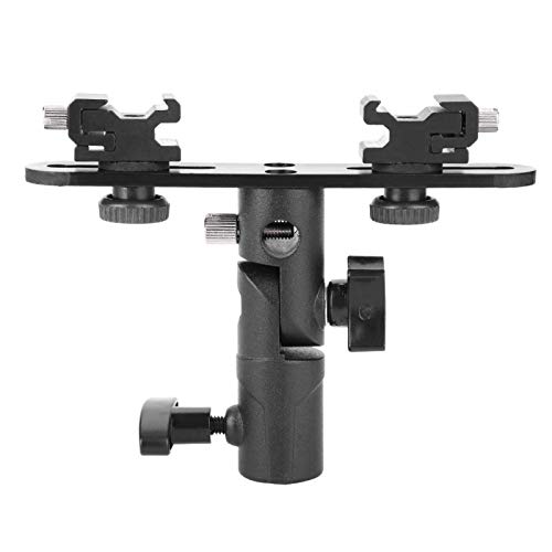 Blitzhalterung, Blitzschiene, Blitzschuh-Blitzgerät-Ständer Regenschirmhalter Lichtstativ-Halterung 1/4'' Bis 3/8'' Kompatibel Für Blitz Lichtstativ...