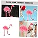WHAMVOX 2pcs Plush Flamingo Marionette Puppets Interactive String Toys for and Games Lightweight Design for Finger Flexibility and Creativity
