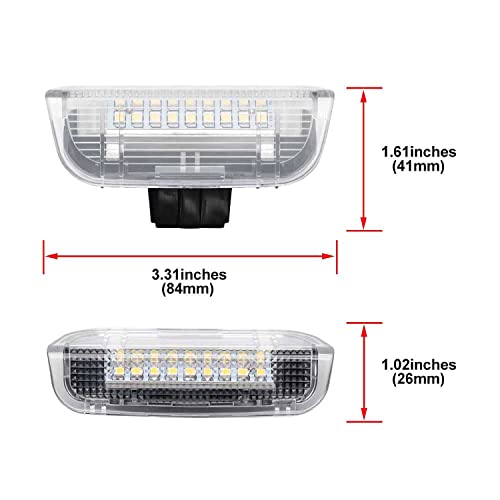 Lámparas LED de cortesía para puertas Porsche Cayenne 2011-2018 miniatura 5