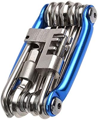 Gobesty Multifunction Bike Repair Tool Kits, 11 in 1 Bicycle Tool Kit bike Chain Tool, Tire Patch,Tyre Lever for Outdoor Cycling Mini Tool for Outdoor Cycling
