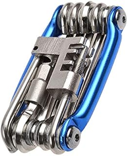 Gobesty Multifunction Bike Repair Tool Kits, 11 in 1 Bicycle Tool Kit bike Chain Tool, Tire Patch,Tyre Lever for Outdoor Cycling Mini Tool for Outdoor Cycling
