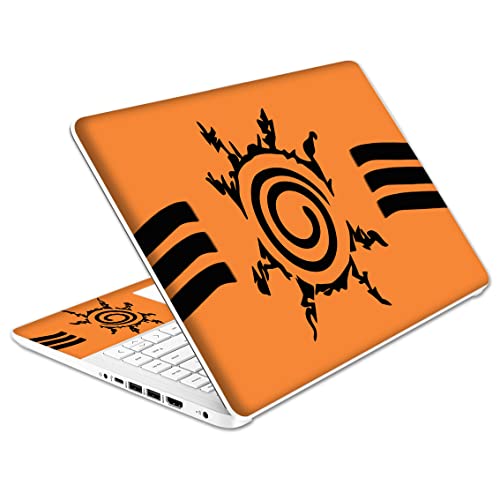 Hk Studio Laptop Skin Decal Specific Fit For Hp 14" With No Cutting Required, No Bubble, Waterproof, Scratch Resistant, Anime Seal Design - Including Wide Screen And Full Wrist Pad Skin #TOP11
