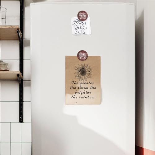 Imanes con citas de vino blanco para decorar con alegría pizarras y neveras de hogar 5