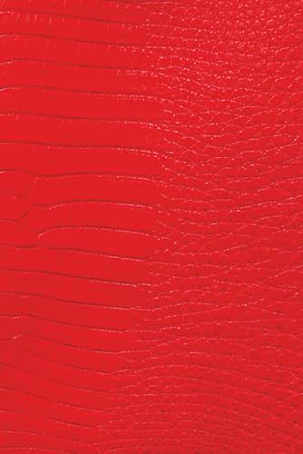 365-Day Journal - A Year of Thoughts: Red Crocodile Skin–Inspired Cover Design | Lined Pages for Daily Thoughts, Notes, and Reflections — With Monthly Inspirational Quotes.