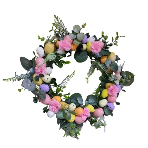 Flores artificiales duraderas para una puerta de entrada alegre en Pascua 2