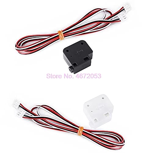 Lysee 3D Printer Parts & Accessories - 200pcs/lot 3D Printer Filament Break Detection Module with 1M Cable Run-Out Sensor Material Rut Detector for 3D Printer Parts - (Size: Black 3.0mm)