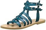 THELUTO Fille Coralie Spartiates, Bleu (Petrol), 30 EU