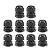 Tool parts PG13.5 Cable Gland 5mm-9mm Wire Hole Waterproof Locknut Black 10pcs