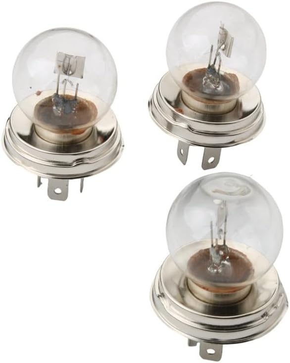 3PC 12V-35/35W P45T G40 Headlight Bulb For Car Tractor Scooter Motorcycle ATV