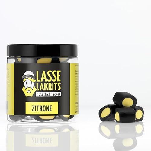 Lasse Lakrits - Lakritz Dose Zitrone (165 g)