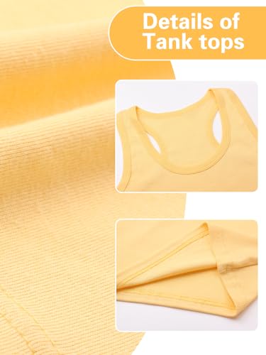 Image of Soft Undershirt Tank Top Cotton Sleeveless Shirts for Girls Or Boys