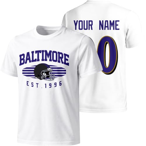Image of ANTKING T Shirt Custom Short Sleeves for Men Women Youth | Crew Neck T Shirt with Custom Name Number Gift