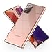 Produktbild NALIA Transparente Hülle für Samsung Galaxy Note 20 - Harte Rückseite & Silikon Rand - Ignite (Stoßfeste Handyhülle & Verstärkte Ecken) - Marke aus Berlin