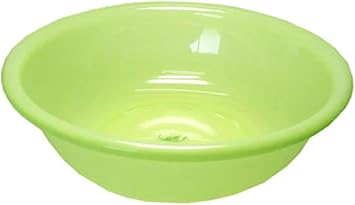 JapanBargain, Japanese Plastic Wash Basin for Home and Camping, Dish Wash Tub, Bathroom Water Tub, Made in Japan 1, Green
