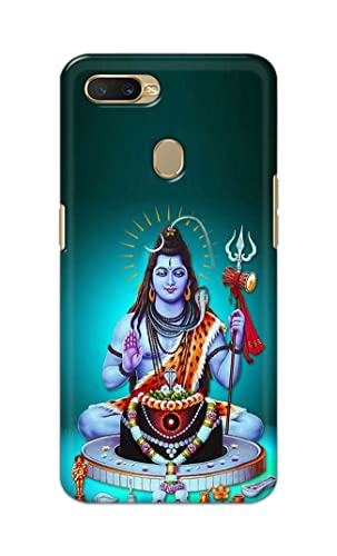 Image of Printed Hard Back Cover Case for Oppo A7 | Oppo A5s | Oppo A12 | Oppo A11k | Oppo A12s Back Cover (Lord Shiva) -1803
