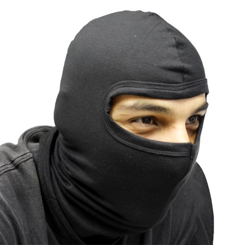 UKARMS Lightweight SWAT Balaclava Tactical Face Mask (Black)