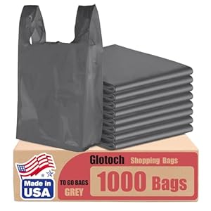 Glotoch 1000 Count Plastic T-shirt ...