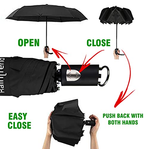 Red Umbrella Mini Umbrella For Backpack Portable Umbrella Compact Rain Umbrella Folding Umbrella Small Umbrella Auto Open And Close Umbrella Collapsible Umbrella For Women Umbrella Travel Windproof Umbrella For Rain #TOP4