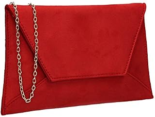 SWANKYSWANS Dory Suedette Slim Party Prom Wedding Bridal Clutch Bag