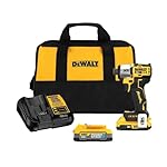 DEWALT 20V MAX Impact Driver, Cordless, 3-Speed, Battery and Charger Included (DCF845D1E1)