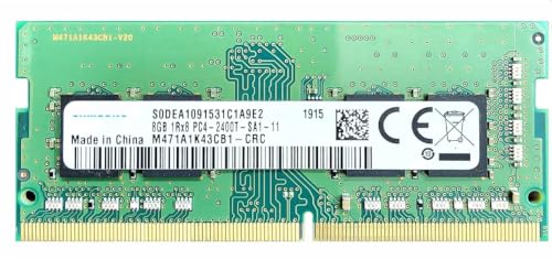 Image of 8GB DDR4 Laptop RAM for Samsung 3200MHz PC4-25600 (PC4-3200AA) 1Rx8 Single Rank 260-Pin SODIMM Memory Module M471A1K43DB1-CWE [ 5 Years Warranty ]