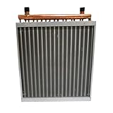 8x8 Water to Air Heat Exchanger Hot Water Coil Outdoor Wood Furnace
