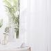 Deconovo Visillos Voile Cortina con Trabillas 140 x 245 cm 2 Paneles...