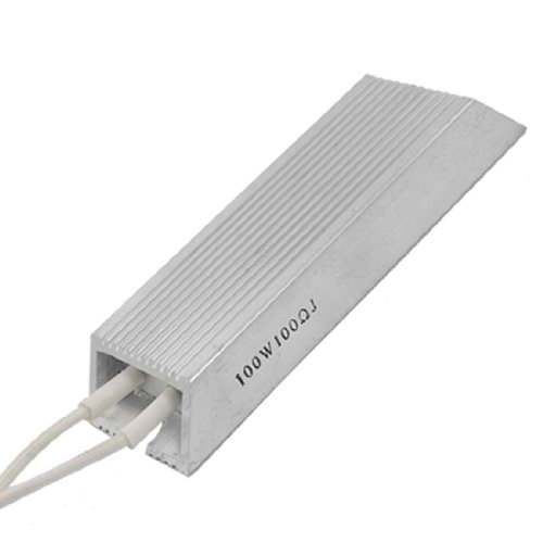 uxcell 100W 100ohm Aluminum Housed Braking Resistance Resistor