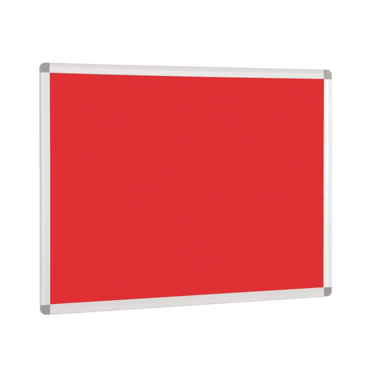 Aluminium Framed Notice Boards - 1500mm x 1200mm - Red