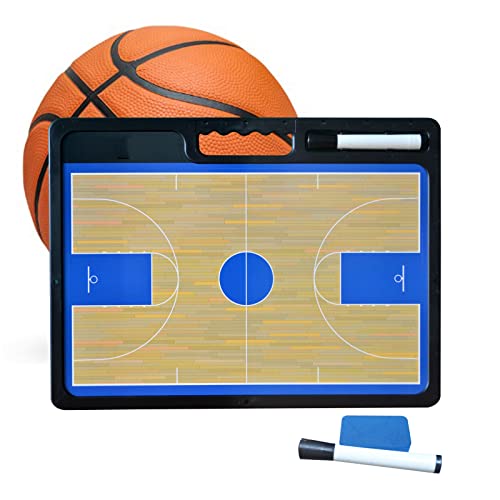 Portable Basketball Tactic Board, Hand-Held Basketball Coaching Practice Board With Pen And Eraser, Full And Half Pitch, Double Sided, Strategy Board Tool For Training Teaching Competition Command#1 #TOP8