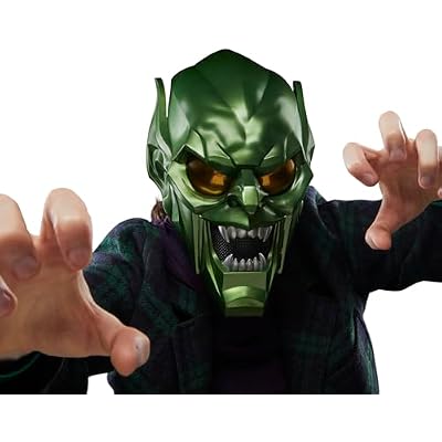 MARVEL Legends Series Green Goblin Premium خوذة لعب الأدوار، Spider Man: No Way Home Adult Collectible لعب الأدوار