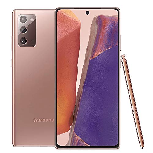 Samsung Galaxy Note 20, 128GB, Mystic Bronze - Locked to Verizon (Renewed) by Samsung - Used condition - US$180.00