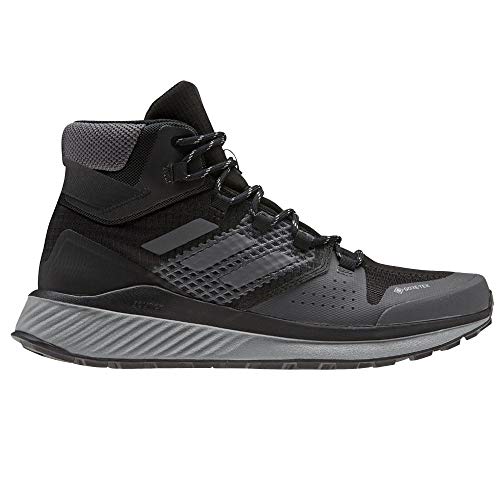 adidas Men's Terrex Folgian Hiker Mid Gortex Hiking Boot, Black Grey, 11.5 M