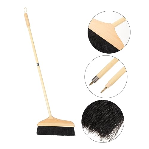 Veemoon Langstieliger Hausbesen mit Weichen Borsten Langlebig und Robust für Teppich Bodenreinigung in Innenräumen Wie Küche Büro und Wohnzimmer Sicher für Bodenarten Effektive Staub – Bild 4