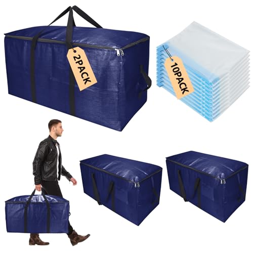 50% Off Extra Large Storage Bags Set with Backpack Straps