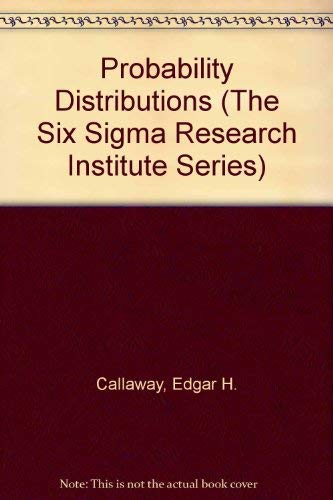 Preisvergleich Produktbild Probability Distributions (The Six Sigma Research Institute Series)