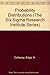 Produktbild Probability Distributions (The Six Sigma Research Institute Series)