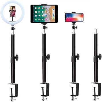 GDX TLB Holder 30-60 cm Al minyum Masa st  Video, Yay n ve  r n  ekim I k Tripodu