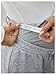 OYOANGLE Women's Maternity Pants Over The Belly Drawstring Pregnancy Jogger Sweatpants Light Grey Medium