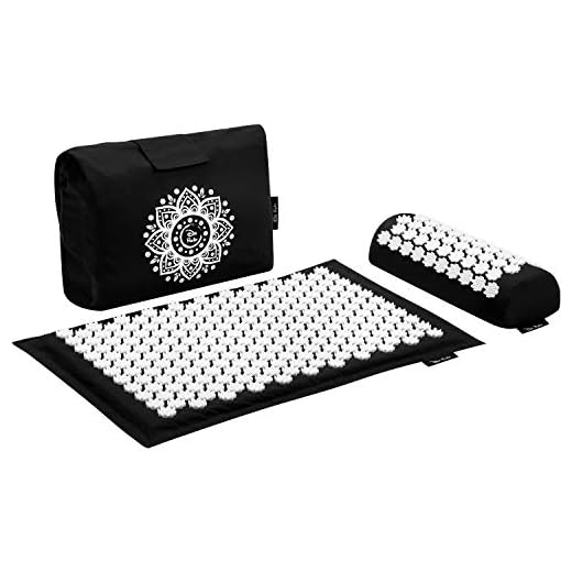 Dr Relief Acupressure Mat 28" x 17" - Shiatsu Intervention Mat & Pillow Gift Set - Quick Back & Neck Pain Relief for Men & Women, Cushion for Sciatica, Trigger Point Therapy, Stress Relief and Muscle