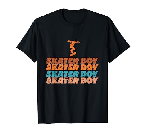 Skater Boy Vintage Retro skateboard Skate Camiseta