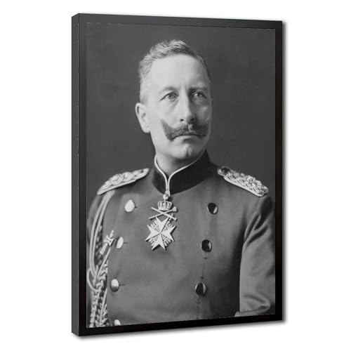 Toile Guillaume II 1902 tableau empereur allemand et roi de Prusse 61x91 cm pour salon